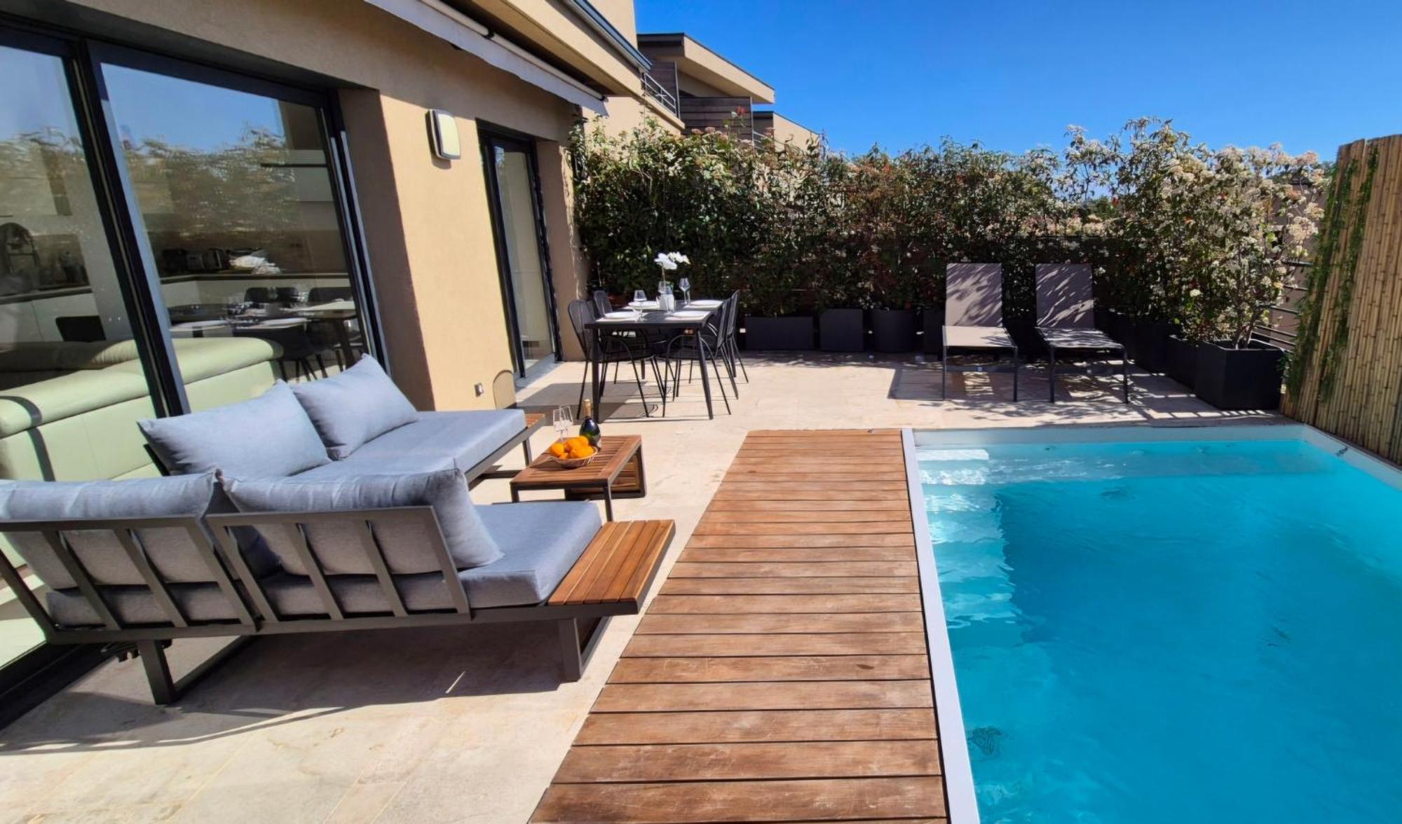 Villa Moderne De Standing Avec Piscine Privee A 400M De La Plage - 4 Chambres Conca Exteriér fotografie